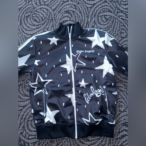 Varsity Jacket Blue Palm Angels Track Jacket Mens Wnba Classic - Main Image